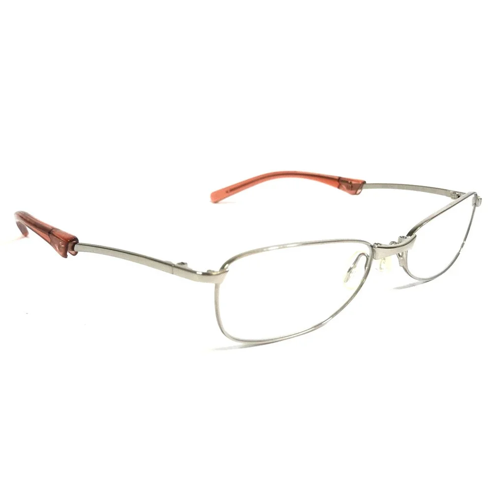 Prada Eyeglasses Frames VPR76C 9AC-4L1 Silver Collapsible Folding 53-18-145